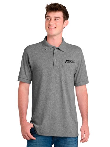 Port & Company Core Blend Jersey Knit Pocket Polo image thumbnail