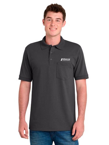 Port & Company Core Blend Jersey Knit Pocket Polo image thumbnail