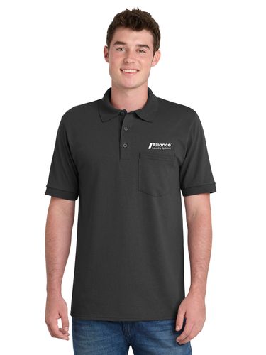 Port & Company Core Blend Jersey Knit Pocket Polo image thumbnail