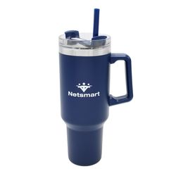 Image of 40oz Vacuum Insulated Travel Mug with Straw
