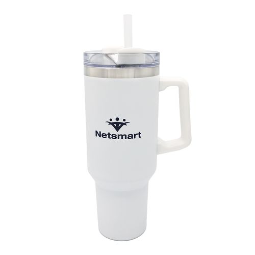 40oz Vacuum Insulated Travel Mug with Straw image thumbnail