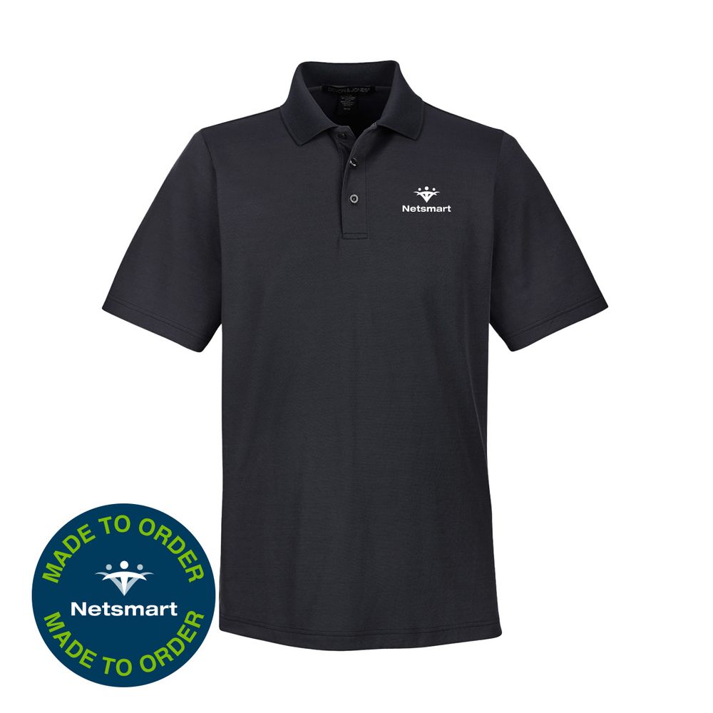Men's Devon & Jones CrownLux Performance Plaited Polo primary image