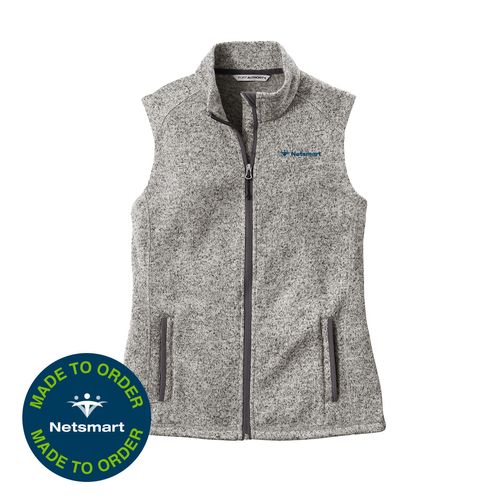 Women's PA Sweater Fleece Vest image thumbnail