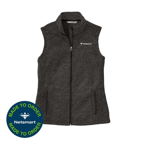 Women's PA Sweater Fleece Vest image thumbnail