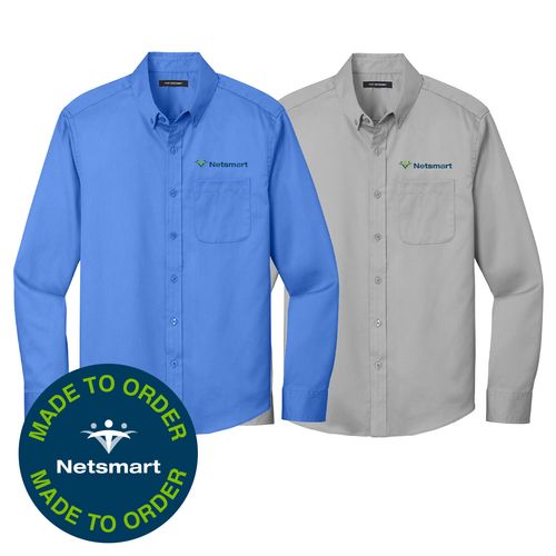 Men's Port Authority® Long Sleeve Twill Shirt image thumbnail