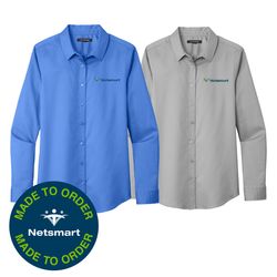 Image of Women's Port Authority® Long Sleeve Twill Shirt