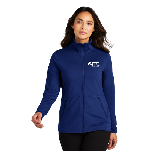 Port Authority Ladies Accord Stretch Fleece Full-Zip LK595 image thumbnail