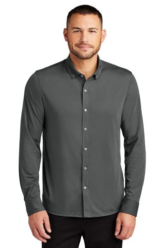 Mercer+Mettle Stretch Jersey Long Sleeve Shirt MM1018 image thumbnail