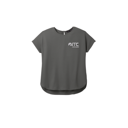 Mercer+Mettle Women's Stretch Crepe Crew MM2015 image thumbnail