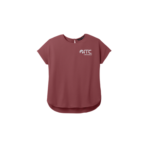 Mercer+Mettle Women's Stretch Crepe Crew MM2015 image thumbnail