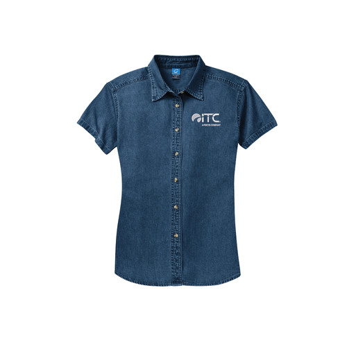 Port & Company - Ladies Short Sleeve Value Denim Shirt. LSP11 image thumbnail