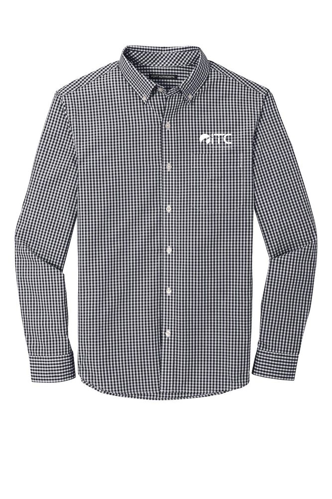 Port Authority Broadcloth Gingham Easy Care Shirt W644 primary image