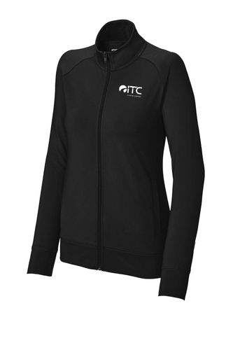 Sport-Tek Women's Sport-Wick Stretch Full-Zip Cadet Jacket LST857 image thumbnail