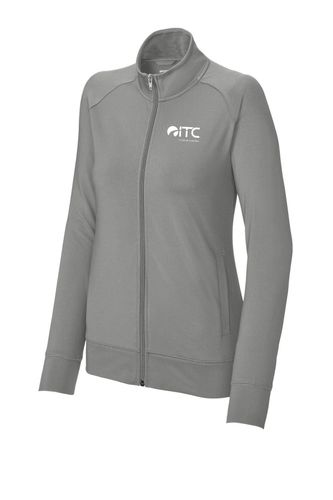 Sport-Tek Women's Sport-Wick Stretch Full-Zip Cadet Jacket LST857 image thumbnail