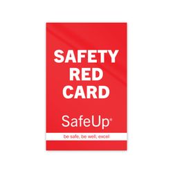 Image of Red Safety Cards without Amplfied Logo