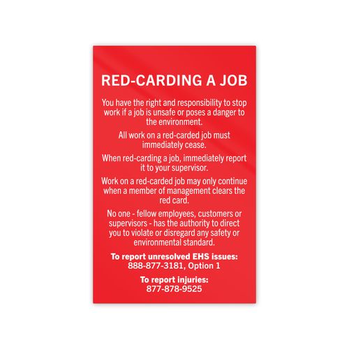 Red Safety Cards without Amplfied Logo image thumbnail
