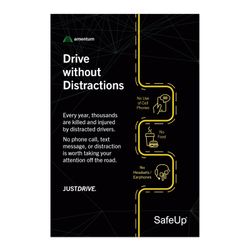 Image of Drive without Distractions with Logo
