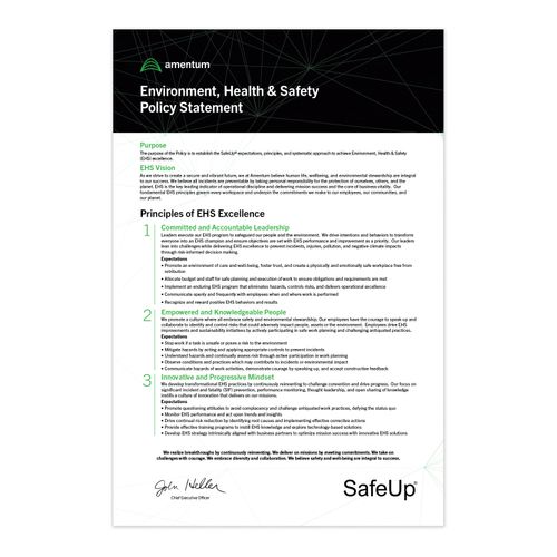 EHS Policy Statement with Logo image thumbnail