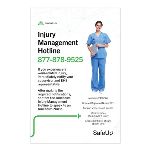 Injury Management Hotline with Logo image thumbnail