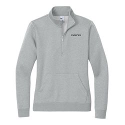 Image of Nike Women's Club Fleece Sleeve Swoosh 1/2-Zip