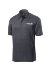 Image of Mens Heathered Polo