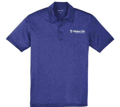 *Mens Heathered Polo image thumbnail