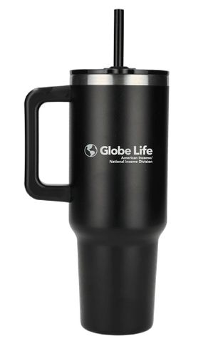 Pinnacle Recycled Travel Tumbler with Straw 40oz image thumbnail
