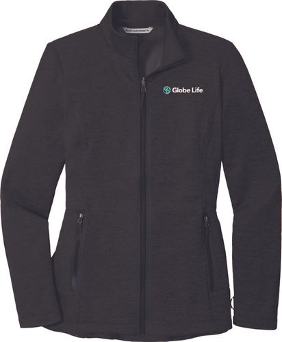 Port Authority Ladies Collective Striated Fleece Jacket.   image thumbnail