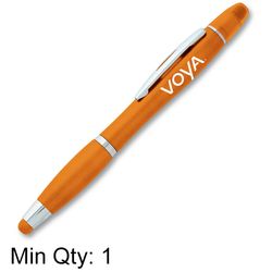 Image of Curvy Stylus Pen with Highlighter