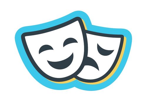 Individual Decal - Thespian Mask image thumbnail