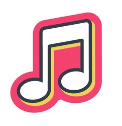 Image of Individual Decal - Music Note