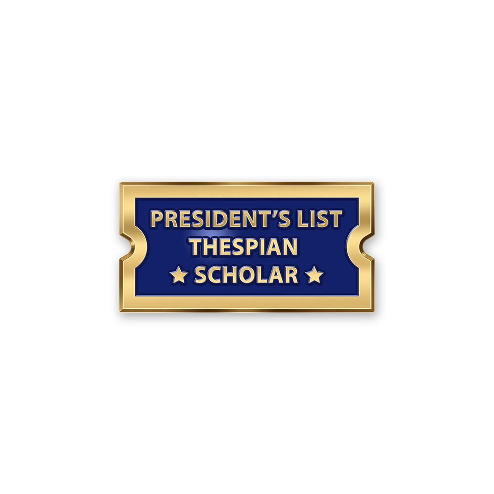 Presidents List Thespian Scholar Pin primary image