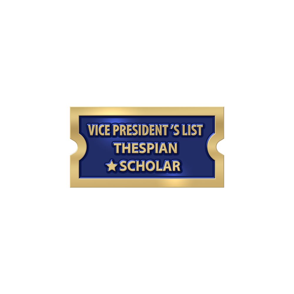 Vice Presidents List Thespian Scholar Pin primary image
