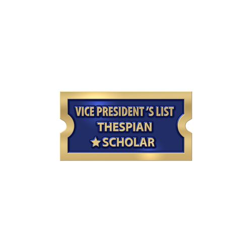 Vice Presidents List Thespian Scholar Pin image thumbnail