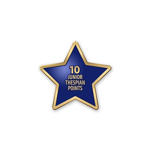 Jr Thespian Point Star Pin  image thumbnail