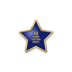 Image of Jr Thespian Point Star Pin 