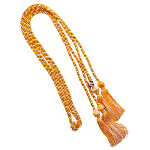 Scholar Cords - WHITE/GOLD image thumbnail