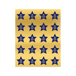 Image of Jr. Thespian Point Star Sticker (Sheet of 20)