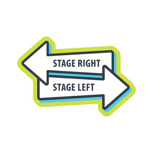 Stage Left, Stage Right Decal image thumbnail