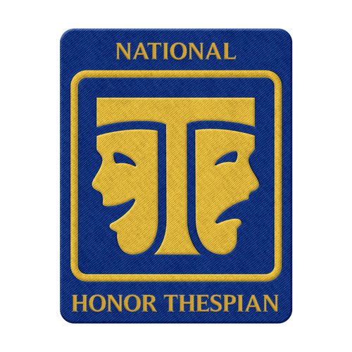 ITS National Honor Thespian Letter Patch image thumbnail