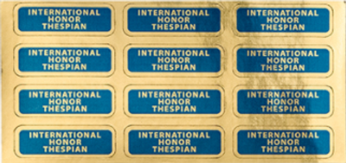 International Honor Thespian Bar (Sheet of 12) image thumbnail