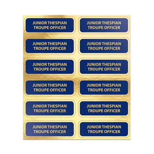 Jr. Thespian Troupe Officer Sticker (Sheet of 12) image thumbnail