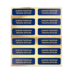 Image of Jr. Thespian Troupe Officer Sticker (Sheet of 12)