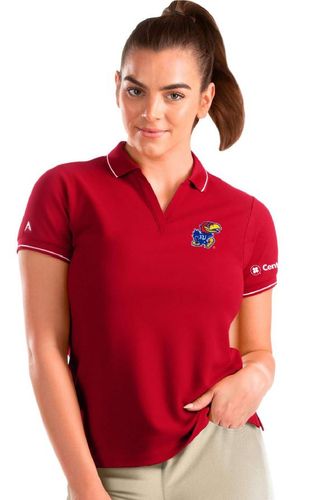 Antigua Ladies KU Affluent Polo  image thumbnail