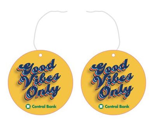 3.25" Round 'Good Vibes Only' Air Freshener image thumbnail