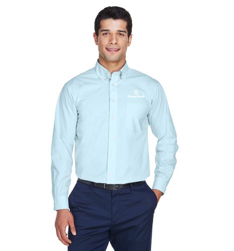 Devon & Jones Men's Crown Collection® Solid Broadcloth Woven Shirt image thumbnail