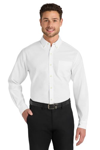  Port Authority Untucked Fit SuperPro Oxford Shirt image thumbnail