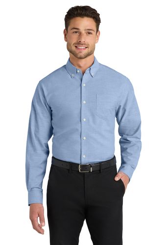  Port Authority Untucked Fit SuperPro Oxford Shirt image thumbnail
