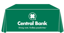 Image of Draped 6' Table Throw