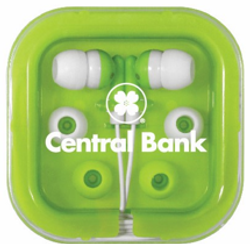 Image of Brightly Colored Ear Buds